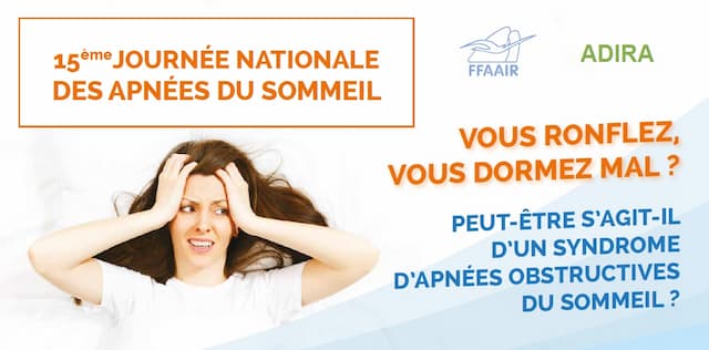 3 octobre à Rodez : 15ème Journée Nationale des Apnées du Sommeil