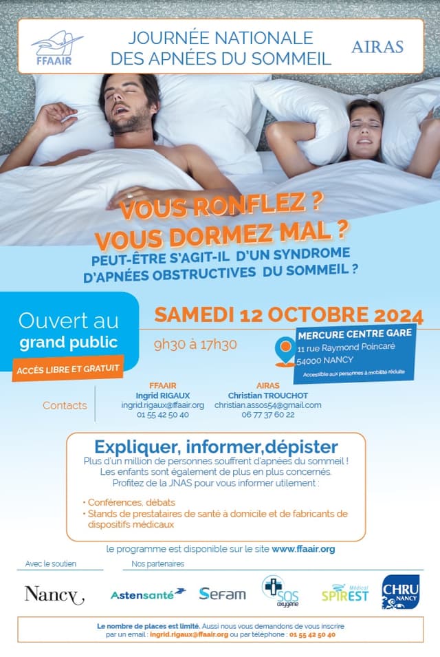 Journée Nationale des Apnées du sommeil