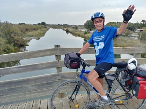 Bordeaux-Calais à vélo : Daniel Magnin a réalisé son défi