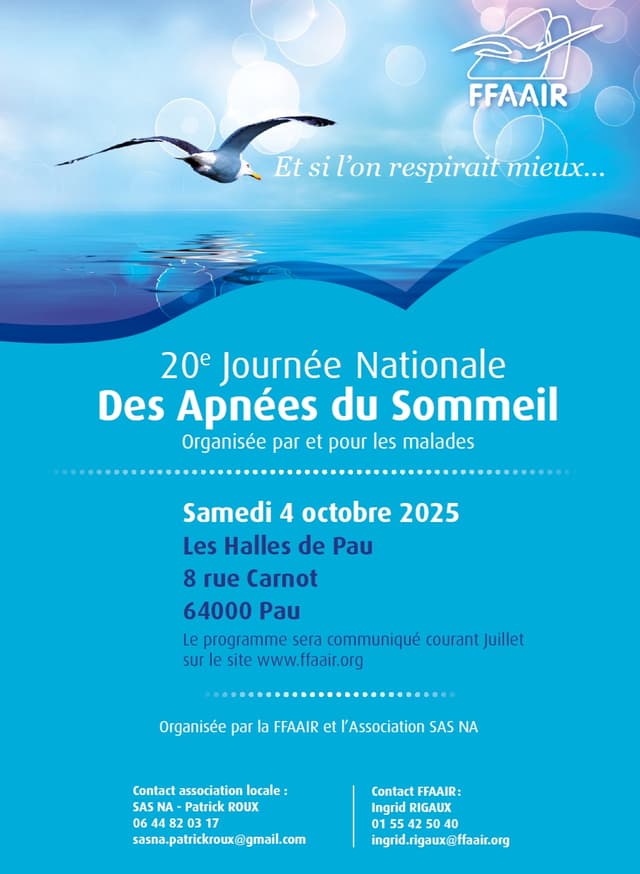 JOURNEE NATIONALE DES APNEES DU SOMMEIL - PAU | 4 OCTOBRE 2025