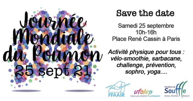 Journée Mondiale du Poumon - 25 Septembre 2021